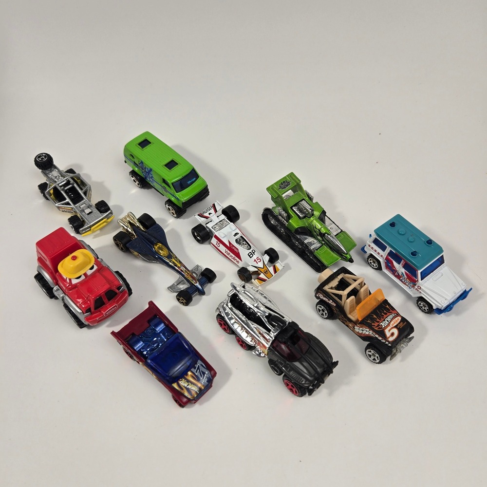 Hot Wheels Tonka Diecast Toy Car Lot Racing Off-Road Valvoline Beach Patrol 10pc